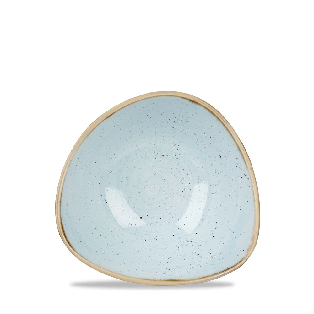 Duck Egg Blue Triangle Bowl 15.3cm