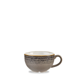 Homespun Charcoal Black Cappuccino Cup 22.7cl