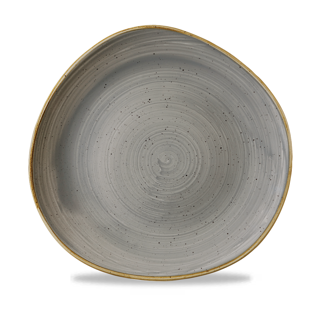 Peppercorn Grey Organic Plate 28.6cm