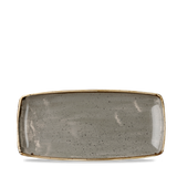 Peppercorn Grey Oblong Plate 29.5 x 14cm