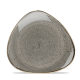 Peppercorn Grey Triangle Plate 24.5cm