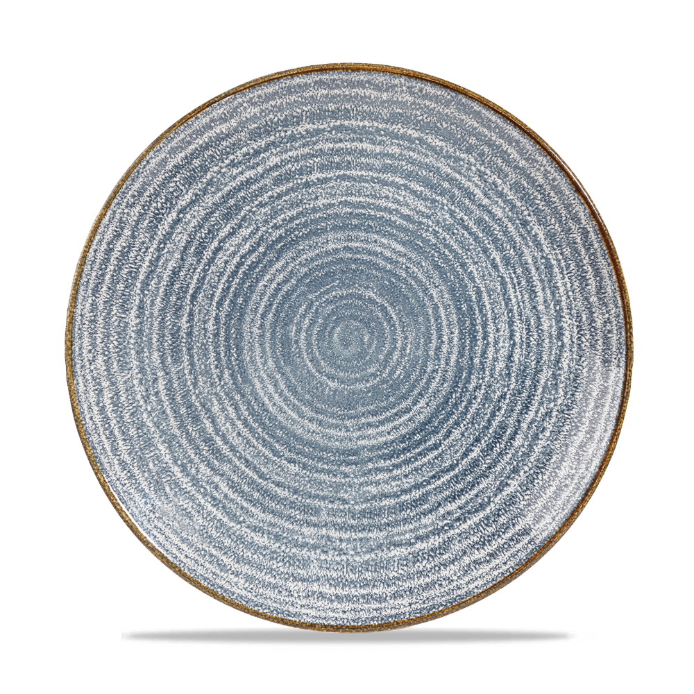 Homespun Slate Blue Coupe Plate 26cm