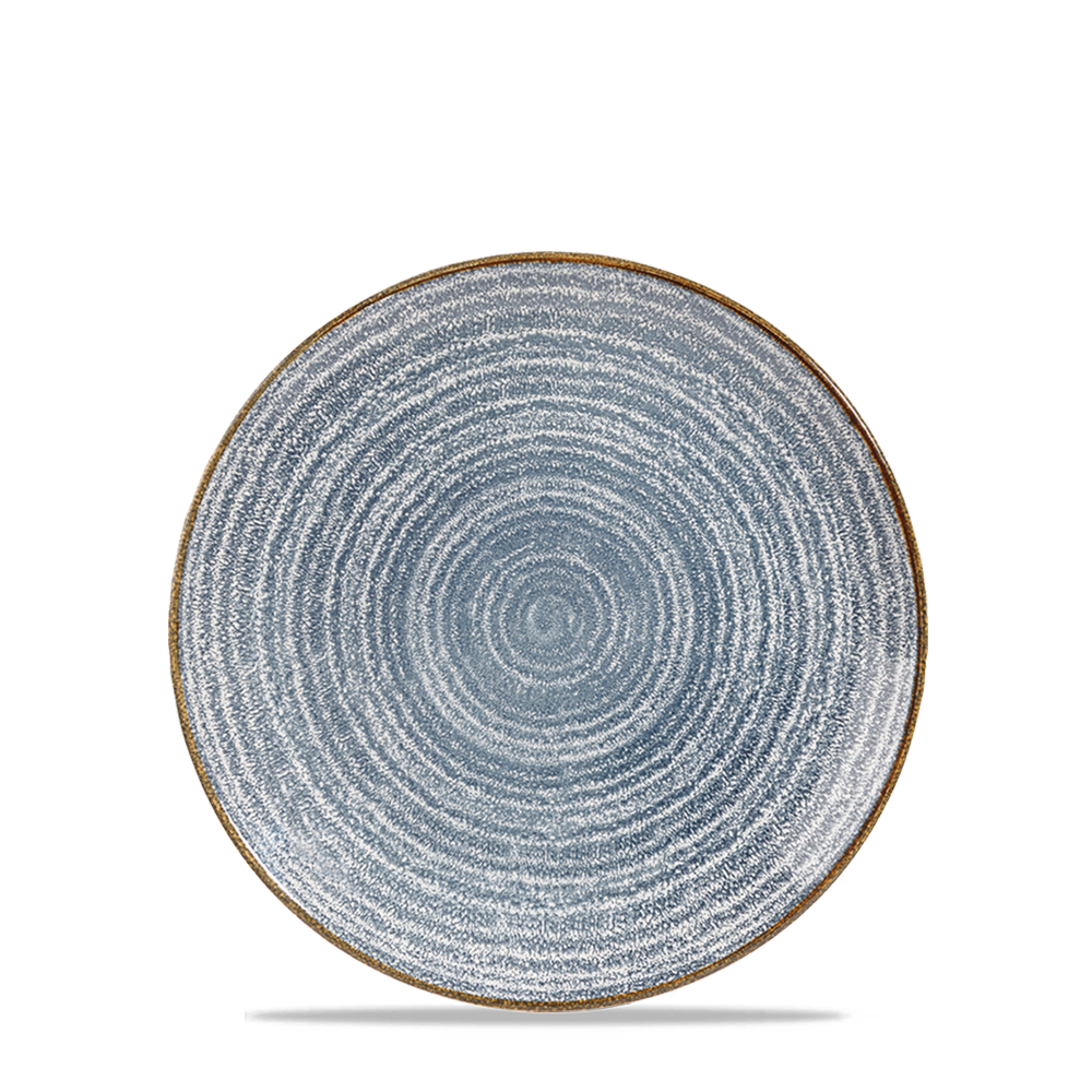 Homespun Slate Blue Coupe Plate 16.5cm