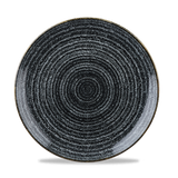 Homespun Charcoal Black Coupe Plate 26cm