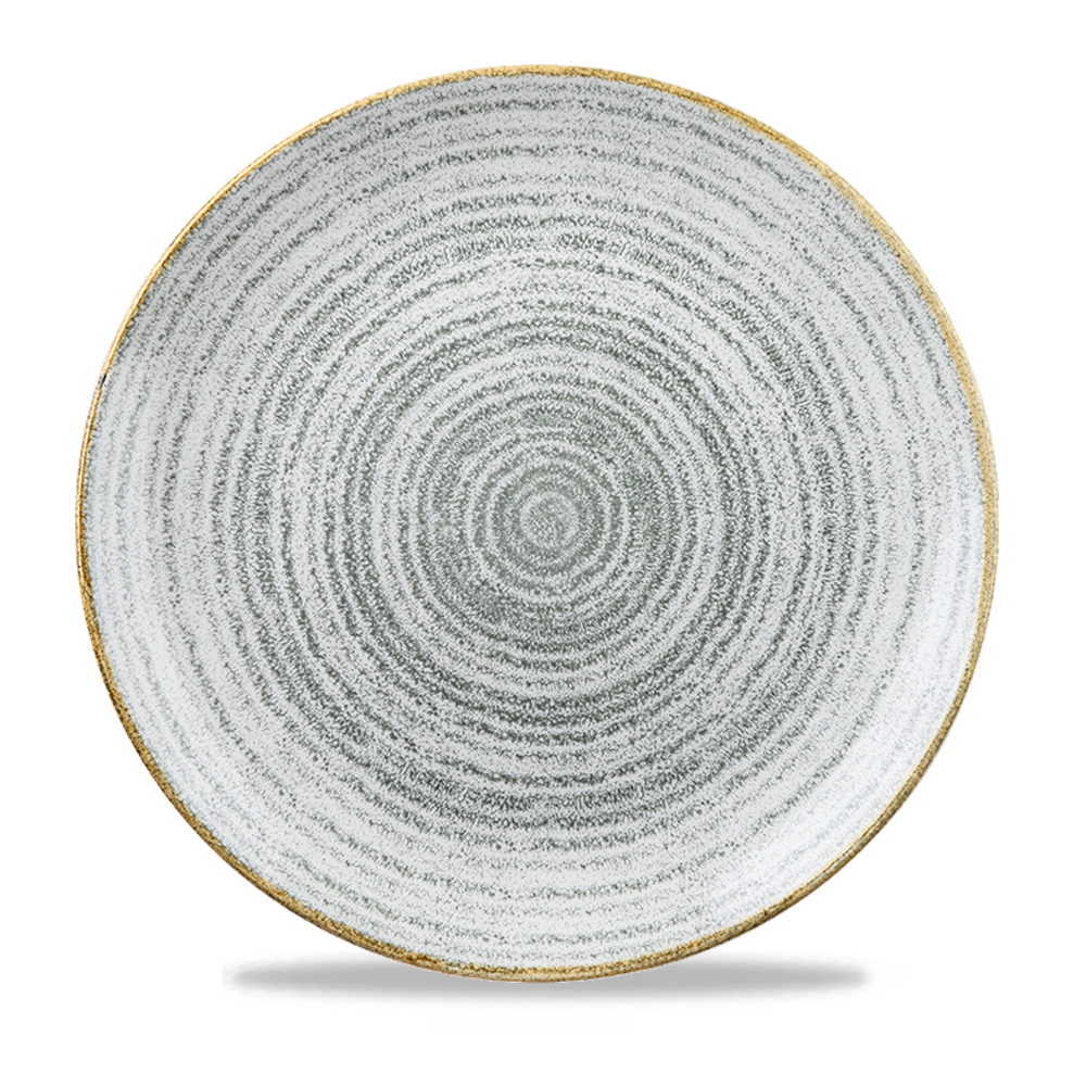 Homespun Stone Grey Coupe Plate 28.8cm