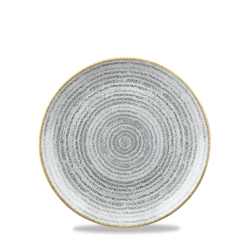 Homespun Stone Grey Coupe Plate 16.5cm