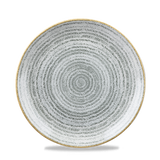 Homespun Stone Grey Coupe Plate 21.7cm