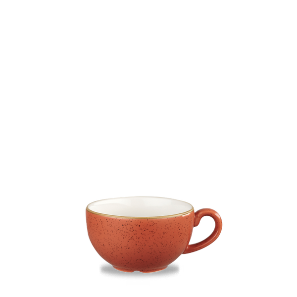 Rustic White 34cl Cappuccino Cup, Stonecast