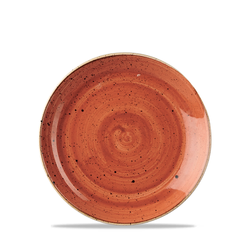 Spiced Orange Coupe Plate 16.5cm