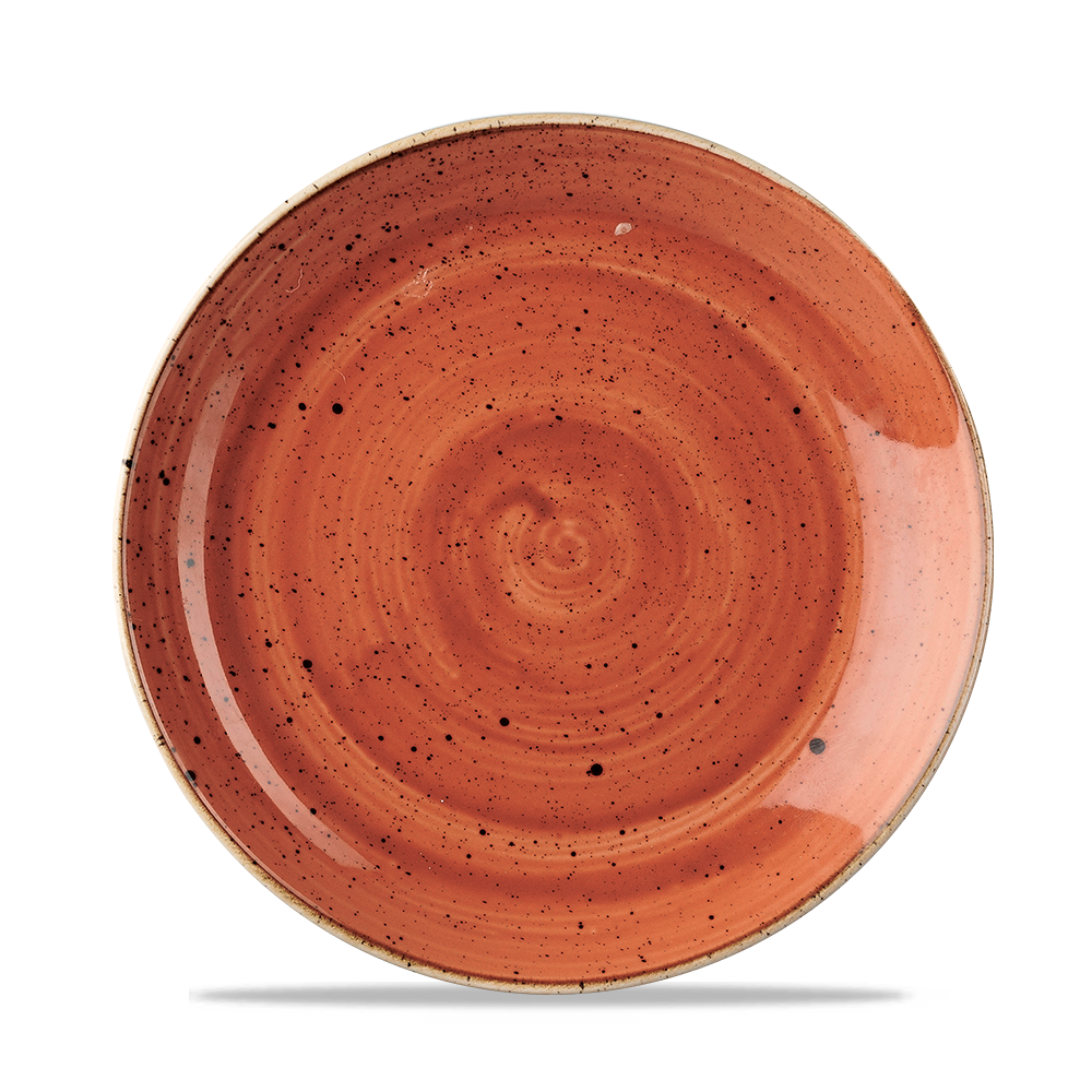 Spiced Orange Coupe Plate 21.7cm