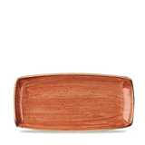 Spiced Orange Oblong Plate 29.5 x 14cm