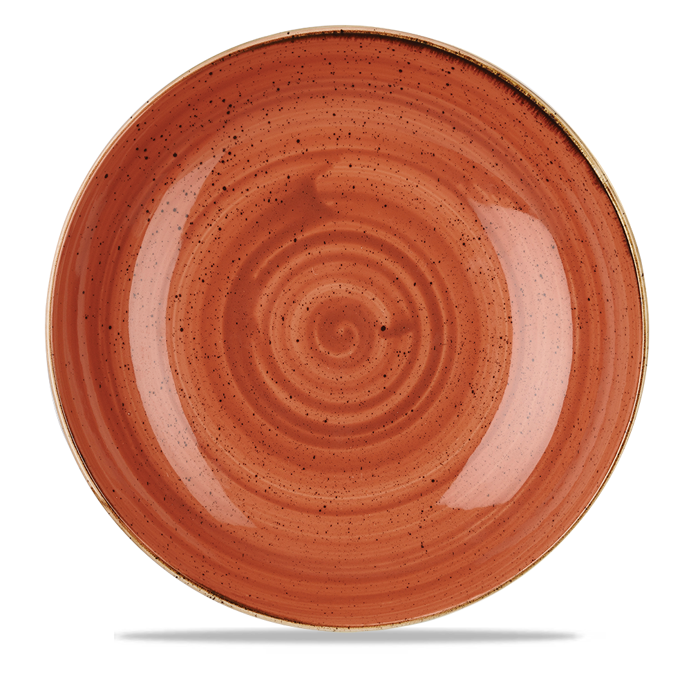 Spiced Orange Coupe Bowl 31cm