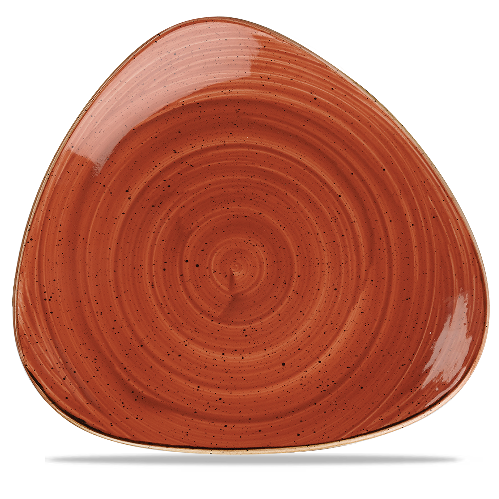 Spiced Orange Triangle Plate 31.1cm