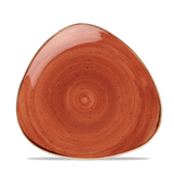 Spiced Orange Triangle Plate 24.5cm