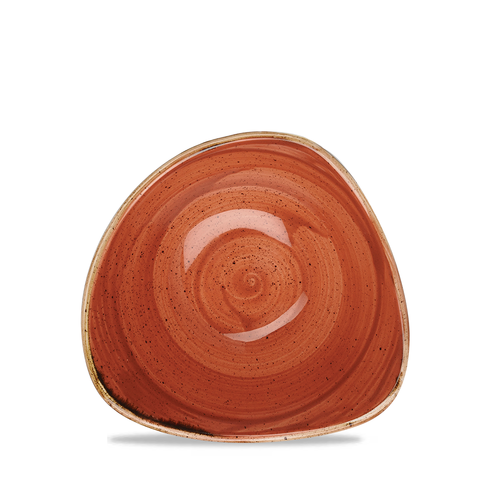 Spiced Orange Triangle Bowl 15.3cm