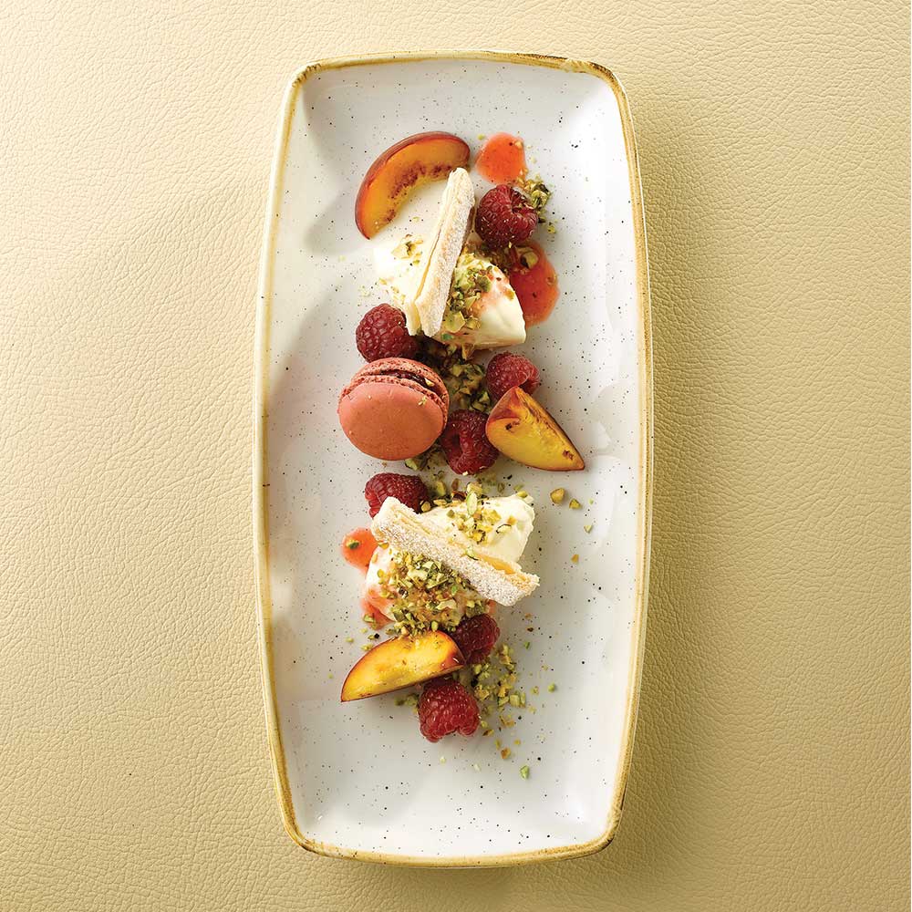 Barley White Oblong Plate 29.5 x 14cm