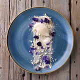 Cornflower Blue Coupe Plate 26cm