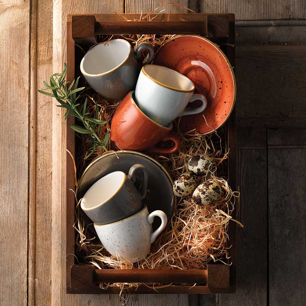 Peppercorn Grey Espresso Saucer 11.8cm
