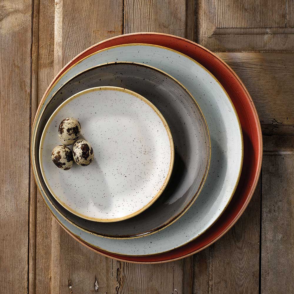 Peppercorn Grey Coupe Plate 21.7cm