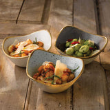 Peppercorn Grey Triangle Bowl 15.3cm