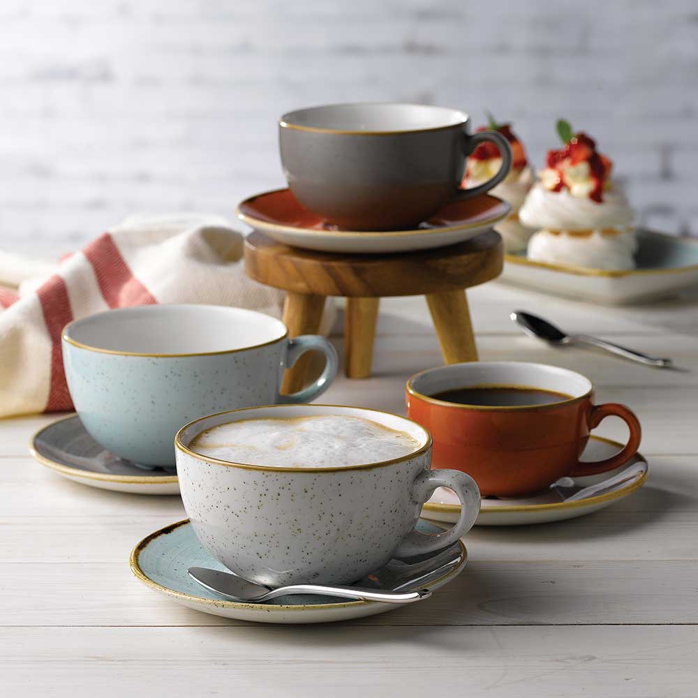 Peppercorn Grey Cappuccino Cup 28cl