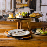 Homespun Stone Grey Coupe Plate 16.5cm