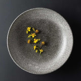 Raku Quartz Black Coupe Bowl 18.2cm