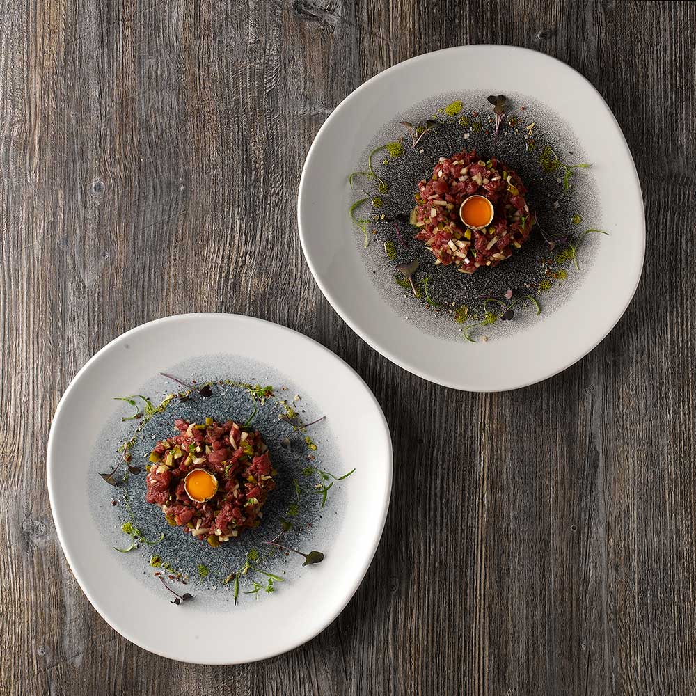 Raku Topaz Blue Organic Plate 21cm