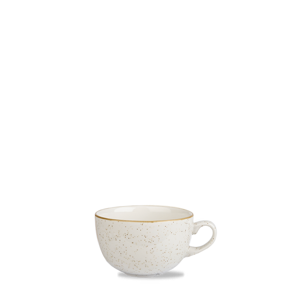 Rustic White 22.7cl Cappuccino Cup, Stonecast