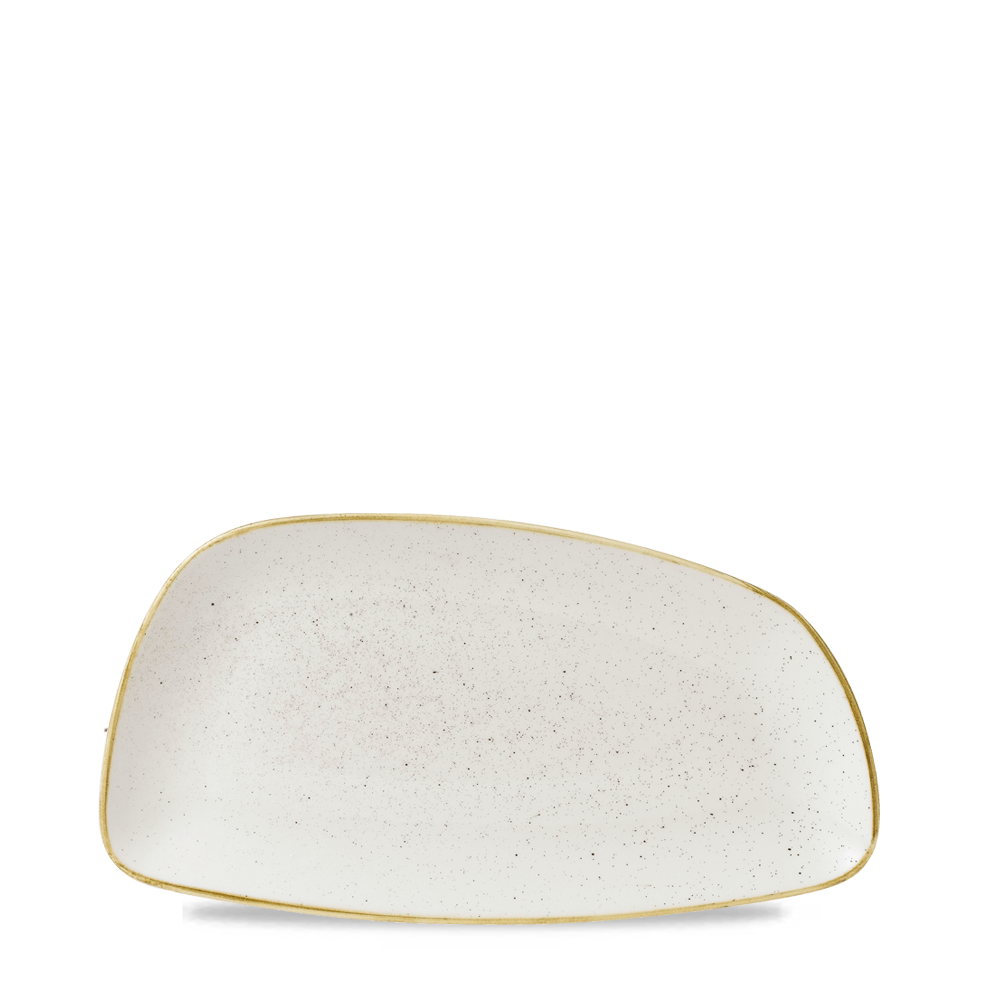 Barley White Chefs' Geo Plate 30 x 15.5cm