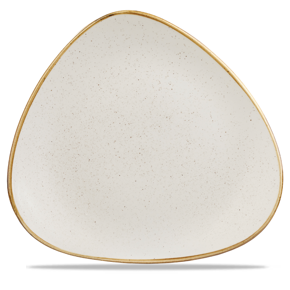 Barley White Triangle Plate 31.1cm