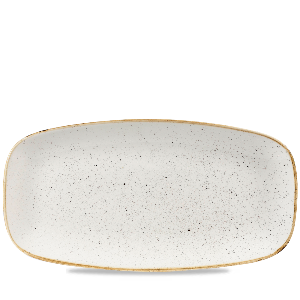 Barley White Chefs' Oblong Plate 29.8 x 15.3cm