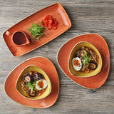 Spiced Orange Triangle Plate 31.1cm