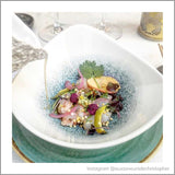 Raku Jade Green Triangle Bowl 23.5cm