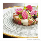 Homespun Stone Grey Coupe Plate 16.5cm