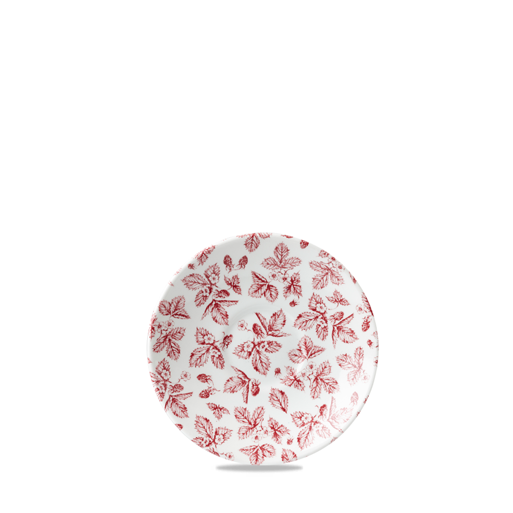 Cranberry Bramble Saucer 14.1cm – Churchill Home