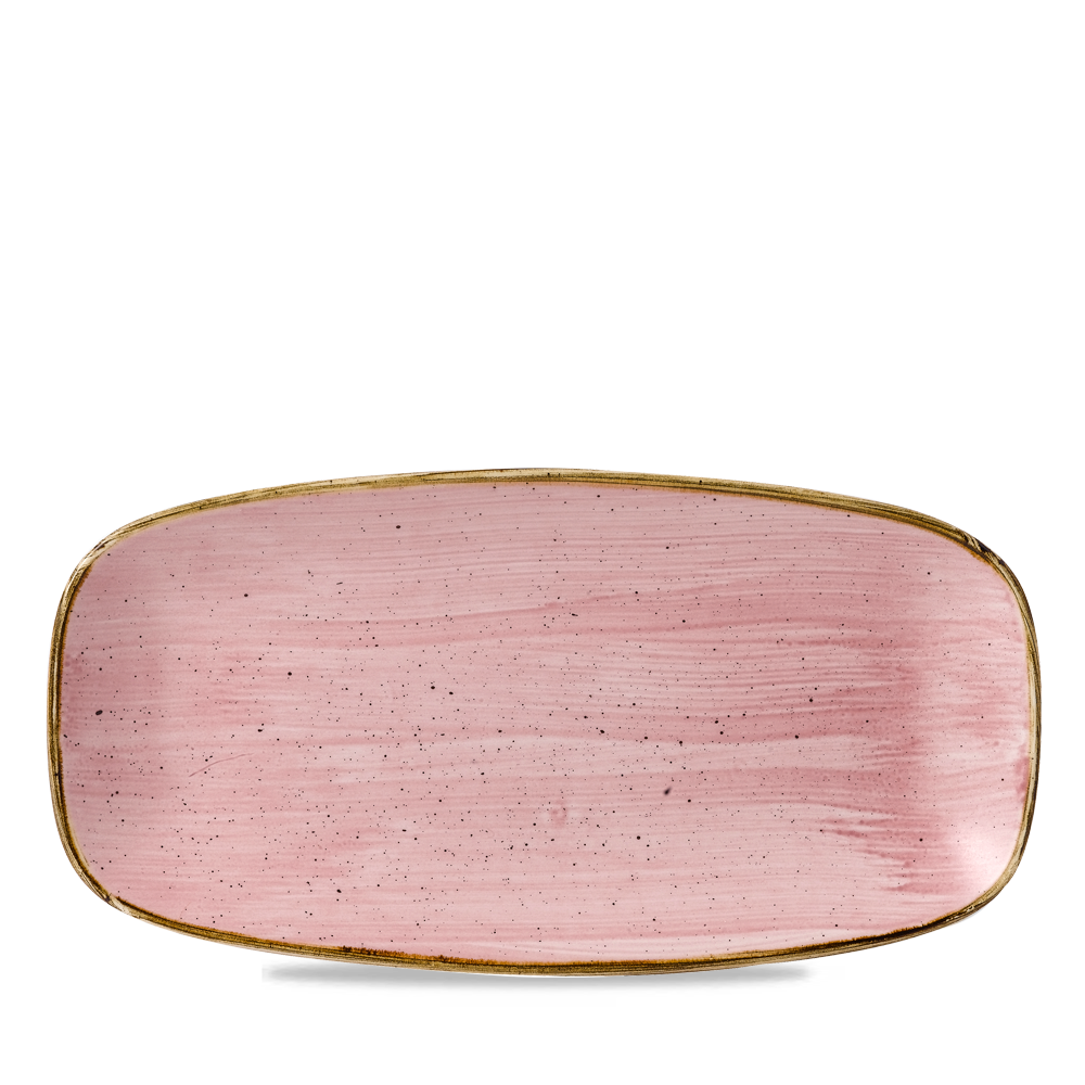 Petal Pink Chefs' Oblong Plate 29.8 x 15.3cm