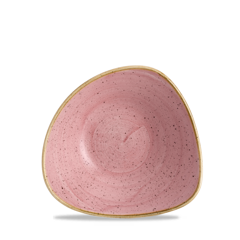 Petal Pink Triangle Bowl 15.3cm