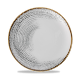 Homespun Accents Jasper Grey Coupe Plate 26cm