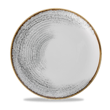 Homespun Accents Jasper Grey Coupe Plate 28.8cm