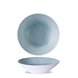 Raku Topaz Blue Deep Coupe Bowl 19.6cm