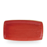 Berry Red Oblong Plate 29.5 x 14cm