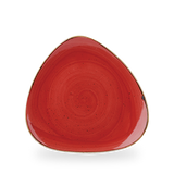 Berry Red Triangle Plate 28.5cm