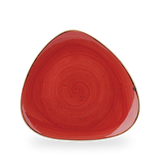 Berry Red Triangle Plate 31.3cm