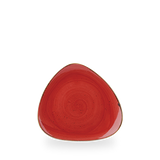 Berry Red Triangle Plate 20.3cm