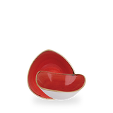 Berry Red Triangle Bowl 18.5cm