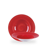 Berry Red Wide Rim Bowl 24cm