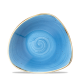 Cornflower Blue Triangle Bowl 23.5cm
