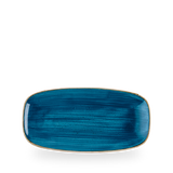 Java Blue Chefs' Oblong Plate 29.8 x 15.3cm