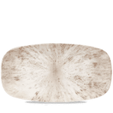 Stone Agate Grey Chefs' Oblong Plate 35.5 x 18.9cm